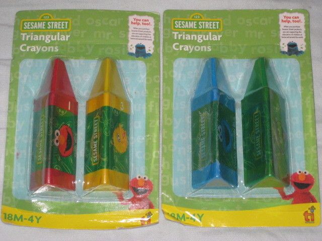 Elmo Sesame Street Party Favors Crayons 2 pc Sets Combine Ship