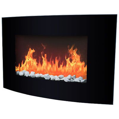 36 W/MOUNT ELECTRIC MODERN FIREPLACE; 1500 WT; SAFE CUTOFF; REMOTE