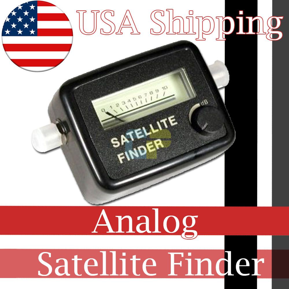 Satellite Finder Analog SF 95 950 2150 MHz FTA Dish Signal Meter Sat