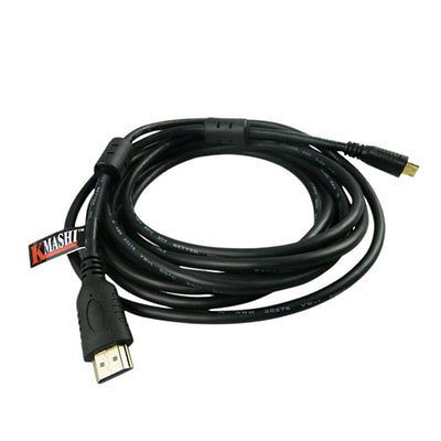 12ft Mini HDMI Video Audio Cable Cord Wire 1080p for Canon EOS Rebel