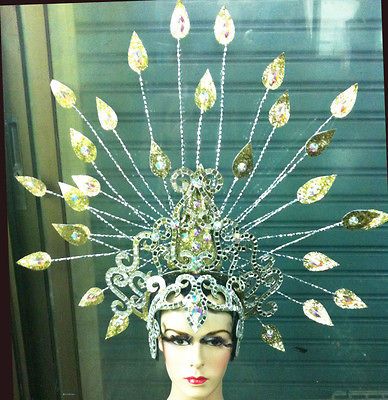 EVITA H053 Arrow Vegas Cabaret Burlesque Showgirl Drag Queen Headdress
