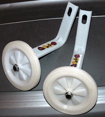 listed Bicycle Training Wheels For 16 Bikes   White & White Wheels