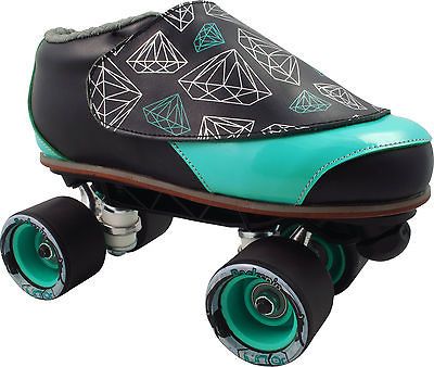 Diamond Walker Teal and Black Sunlite Speed Jam Roller Skates Size 11