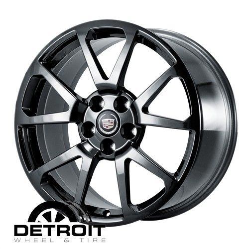 Cadillac cts STS 2009 2011 PVD Black Chrome Wheels Rims Factory 4650