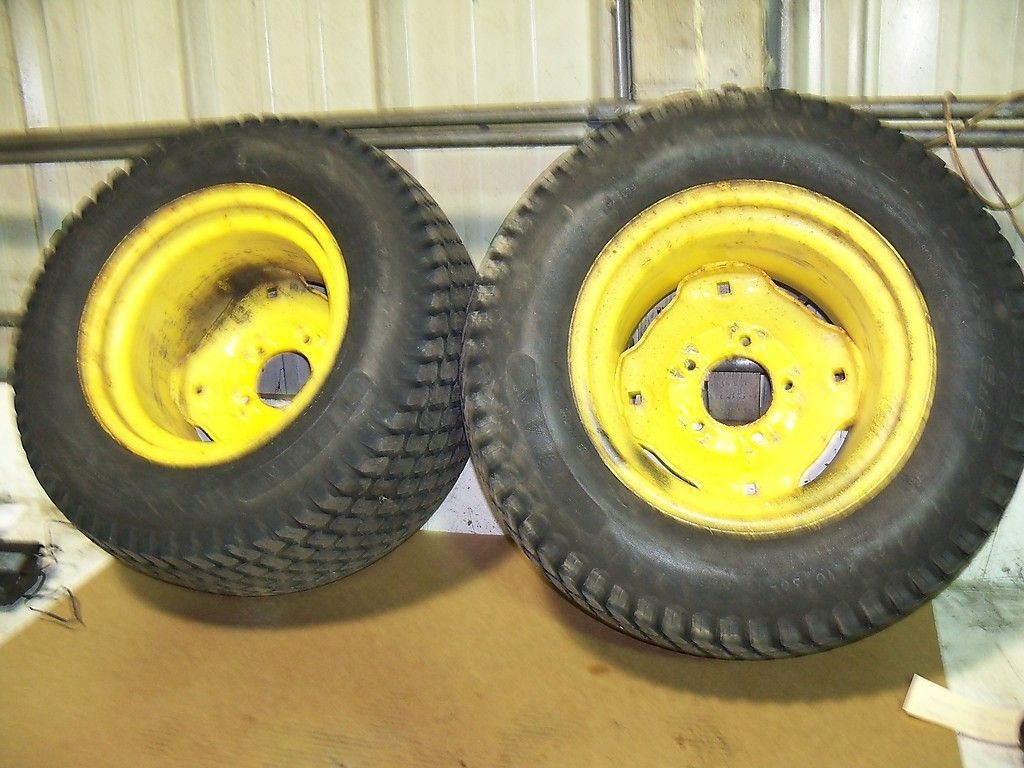 John Deere 425 AWS Rear Tires and Rims 23x10 50x12