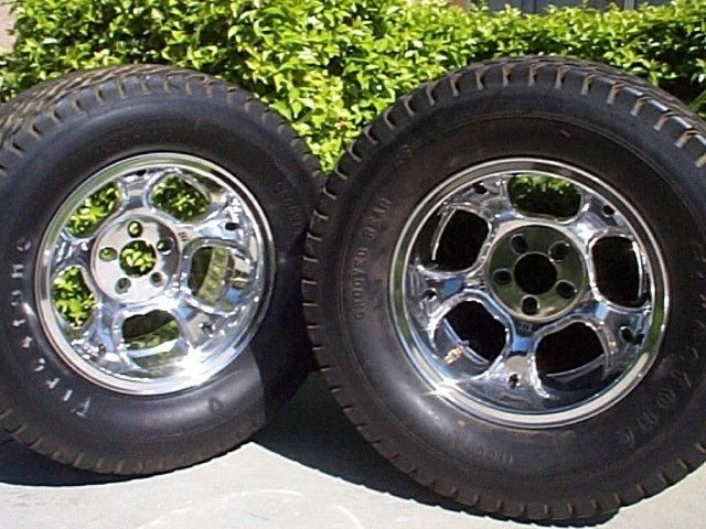 Original Et III 3 16x10 Wheels and Firestone Dirt Track Tires