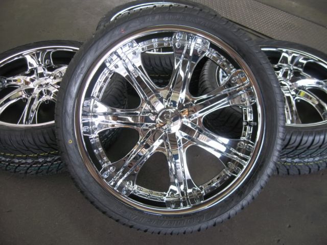 24 Wheels Rims Tires Escalade Suburban Tahoe Denali 22